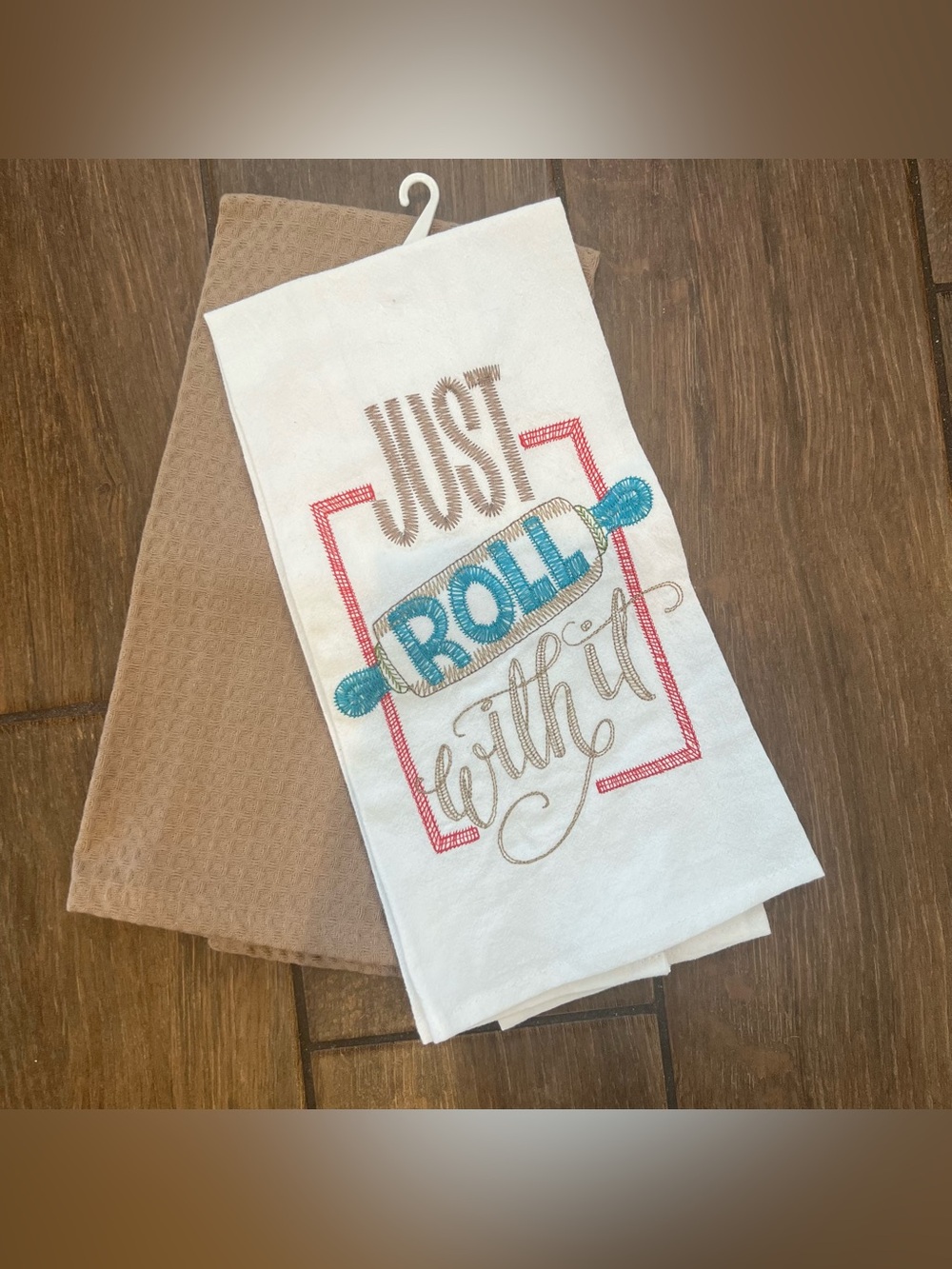 NEW Kitchen Towels Kay Dee Design, 100% cotton, "Just Roll with it" Rolling Pin
